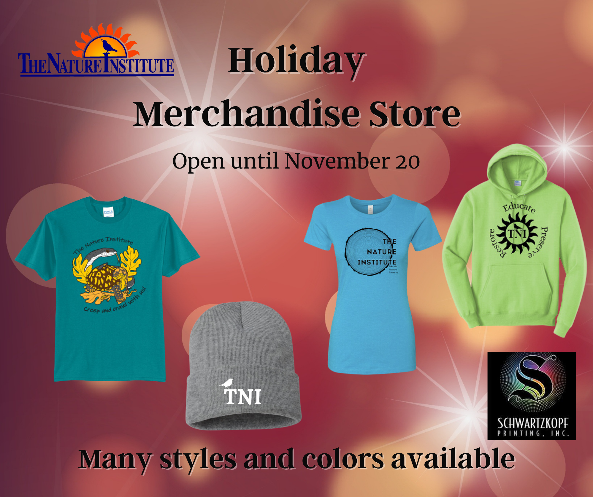 TNI Holiday Merchandise Store Open